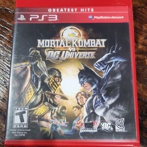 Sony PS3 Mortal Kombat vs DC Universe - Red Case